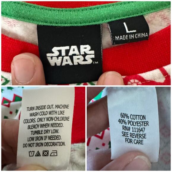 Star Wars Christmas Shirt Darth Vader Storm Troopers Fairisle Ugly Sweatshirt - Picture 7 of 8